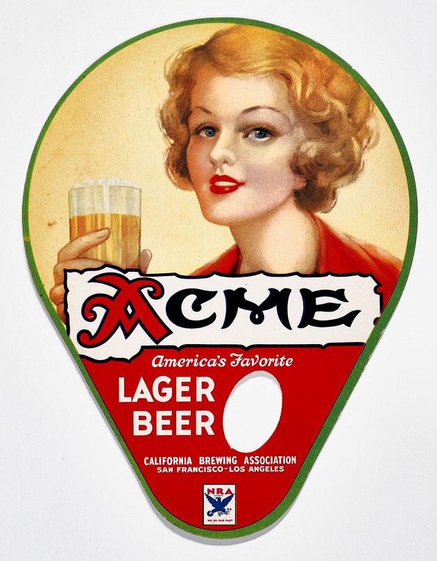 Acme beer advertisement